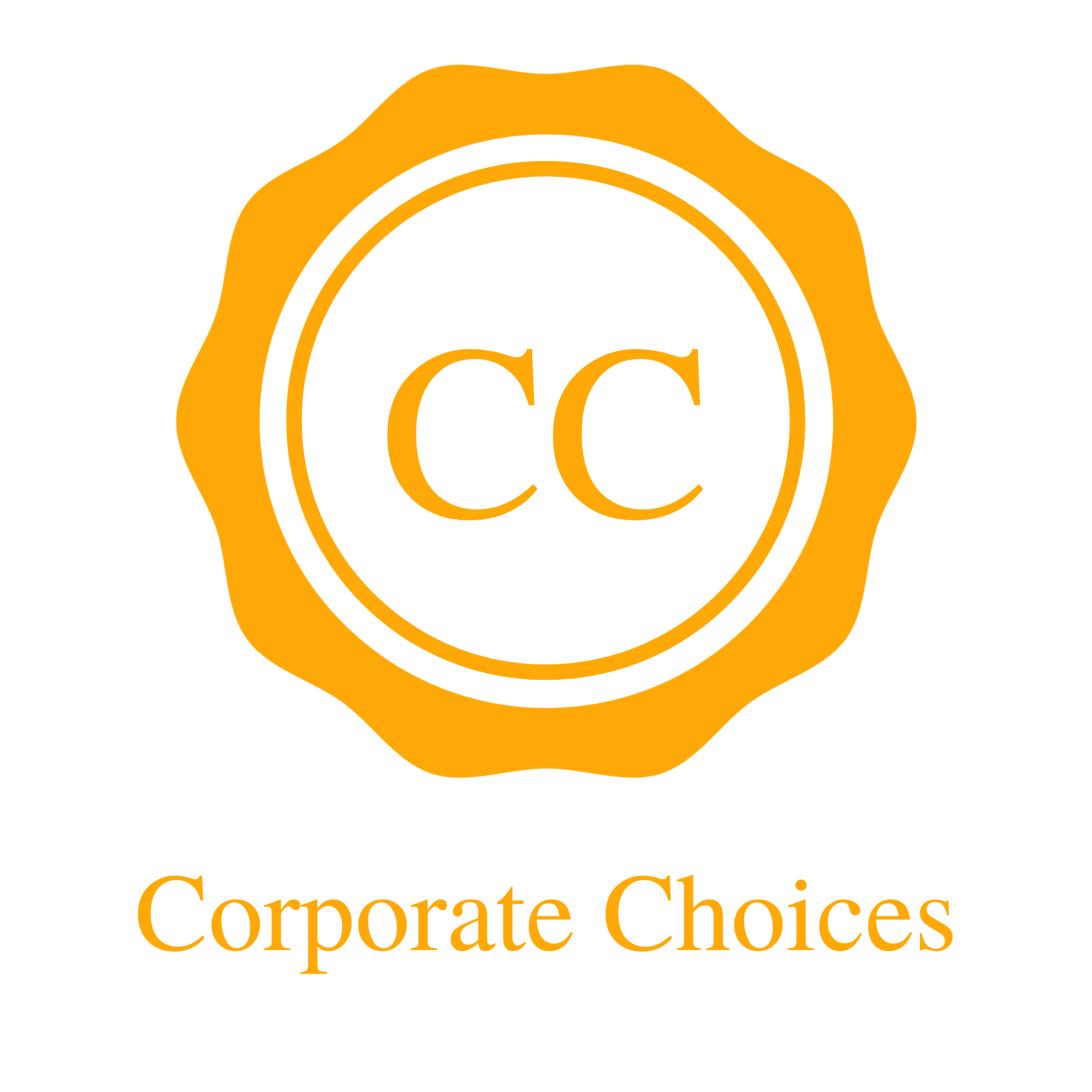 Corporate Choices logo full (orange)